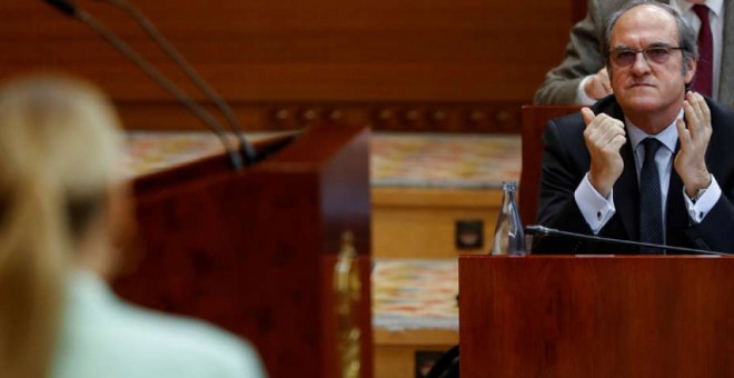 Cristina Cifuentes y Ángel Gabilondo en la Asamblea de Madrid / EFE