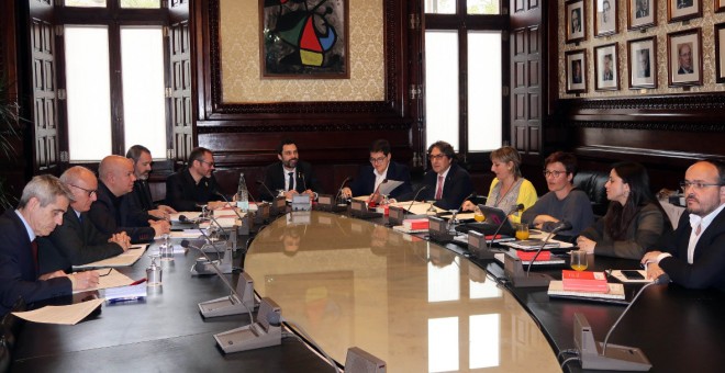 Reunió de la Mesa del Parlament d'aquest divendres. | Parlament de Catalunya.