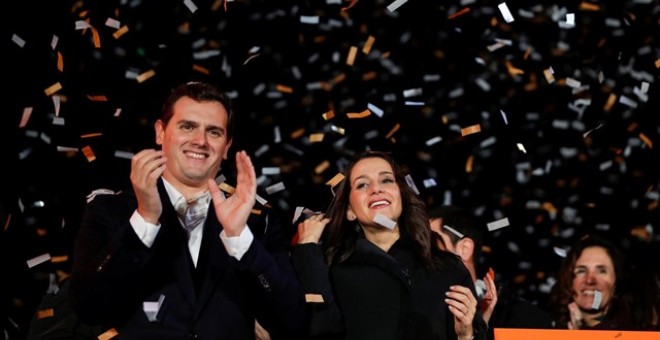 Los líderes de Ciudadanos, Albert Rivera e Inés Arrimadas / EUROPA PRESS