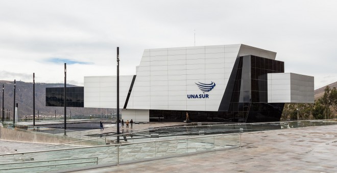 Sede de la Secretaría General de UNASUR en Quito, Ecuador.