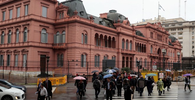 La Casa Rosada, en Buenos Aires, la sede de la Presidencia de Argentina. REUTERS/Marcos Brindicci