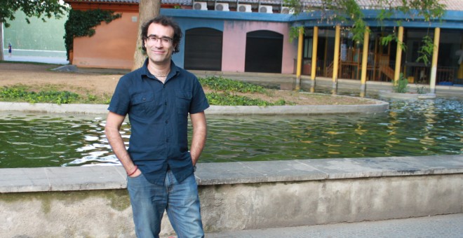 El sociòleg Ivan MIró, al Parc de l'Espanya Industrial de Barcelona. / Marc Font