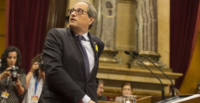 El president de la Generalitat explica al Parlament de Catalunya l'estructura i composició del seu Govern / Parlament de Catalunya