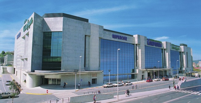 Tienda de El Corte Inglés e Hipercor en Santiago de Compostela.