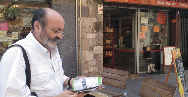 El professor de la UAB Xavier-Giró, a Sant Cugat del Vallès. / AF.