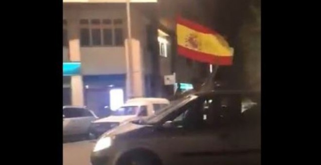 Imatge del vídeo on apareixen els ultres intimidant els veïns del CDR. CCMA