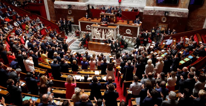 Imágenes del hemiciclo francés. REUTERS/Archivo