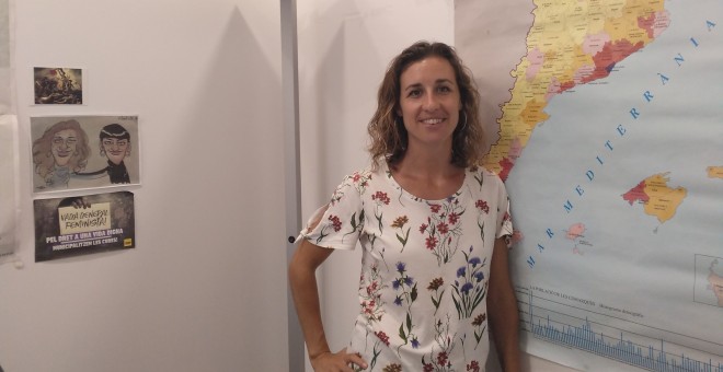 La regidora de la CUP a Tarragona, Laia Estrada. Àngel Ferrero