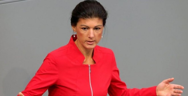 Sahra Wagenknetch, portaveu del partit de l'Esquerra, en imatge d'arxiu