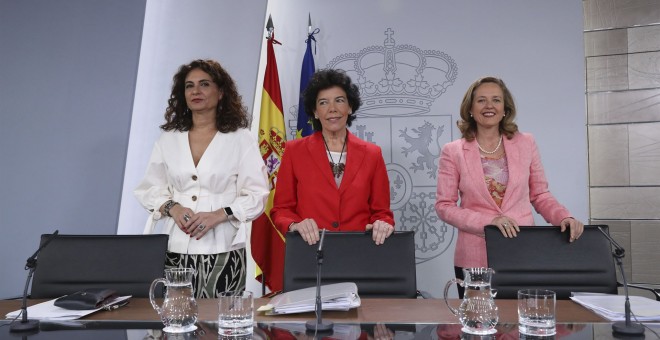 Rueda de prensa tras el Consejo de Ministros. / Europa Press