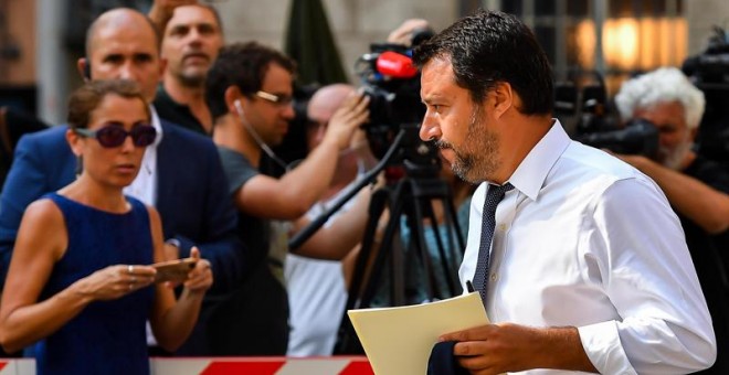 El ministro de Interior italiano, Matteo Salvini. - EFE