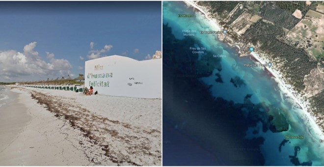 Los últimos meses los bañistas se han quejado por las montañas de basuras generadas - Google Maps