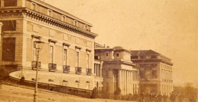 El edificio que hoy alberga el Museo del Prado, Antiguo Real Gabinete, Academia y Museo de Historia Natural