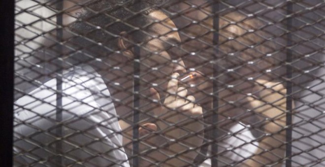 El fotoperiodista Mahmoud Abu Zeid, condenado a cinco años de cárcel. EFE/Mohamed Hossam