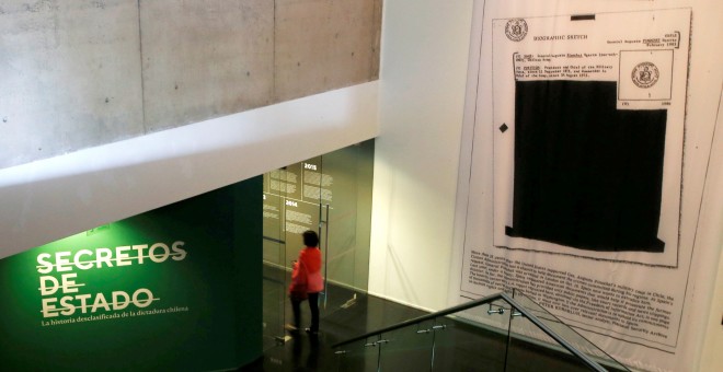 La entrada al Museo de la Memoria y los Derechos Humanos de Chile - Reuters