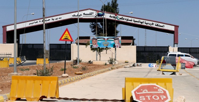 Frontera de Jordania con Siria./REUTERS