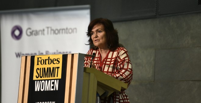 La vicepresidenta del Gobierno y ministra de Igualdad, Carmen Calvo - Europa Press