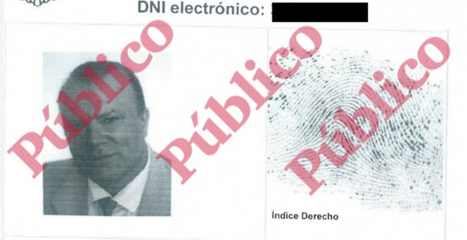 Detalle del DNI electrónico de José Manuel Villarejo Pérez. PÚBLICO
