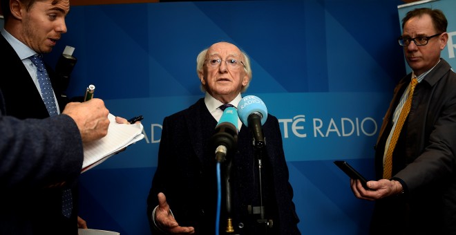 El candidato a la presidencia en Irlanda Michael D. Higgins - REUTERS/Clodagh Kilcoyne