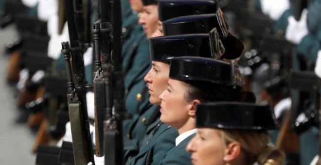 Actos conmemorativos por el 30 aniversario del ingreso de la mujer en la Guardia Civil. EFE