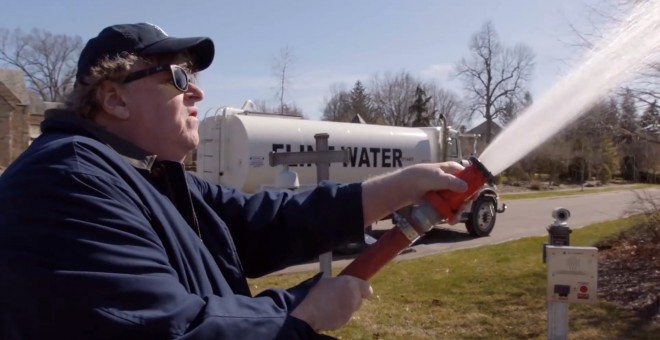 Captura de 'Fahrenheit 11/9', una película de Michael Moore contra Donald Trump.