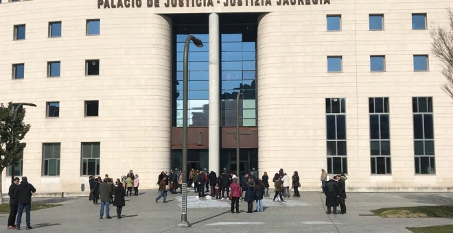 Vista de la sede de la Audiencia Nacional de Navarra. EP