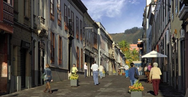 Imagen de una calle de La Laguna, en Tenerife. ARCHIVO/EP