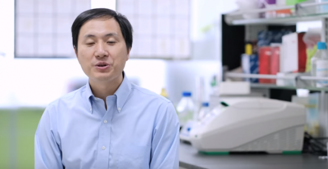He Jiankui en un vídeo explicativo sobre su logro científico - Youtube