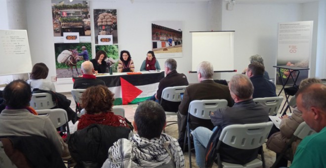 Jornada sobre la red de Espacio Libre de Apartheid Israelí en el Ayuntamiento de Valencia. TWITTER