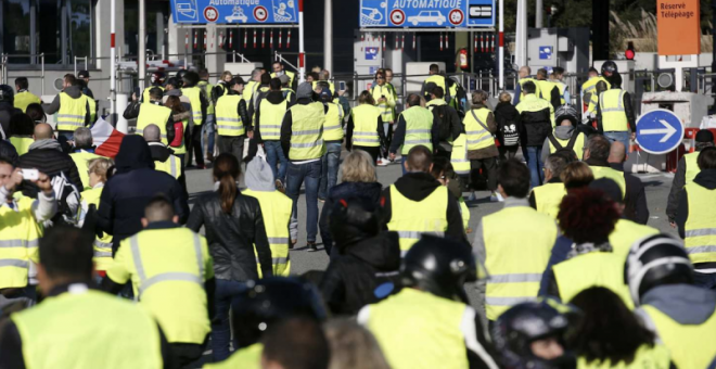 Manifestación en Francia de los chalecos amarillos.   RTVE