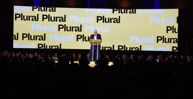 Acte de presentació de la candidatura d'Ernest Maragall per ERC a les eleccions municipals de Barcelona. ERC