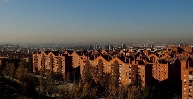 Vista general de la polución ambiental en Madrid.- AYUNTAMIENTO DE MADRID