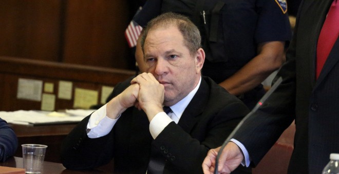 Harvey Weinstein ante el tribunal de Manhattan.- EFE