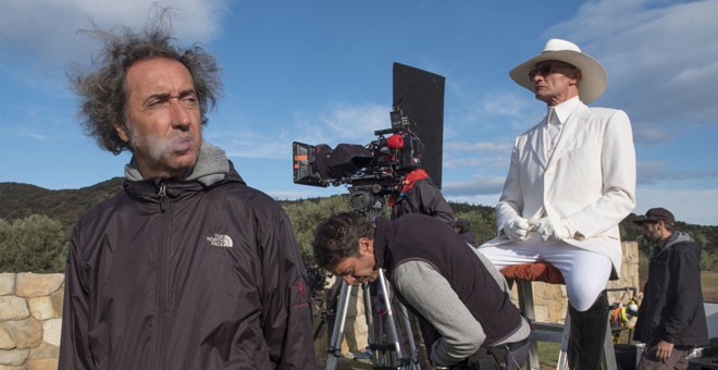 Paolo Sorrentino, durante el rodaje de 'Silvio (y los otros)'.