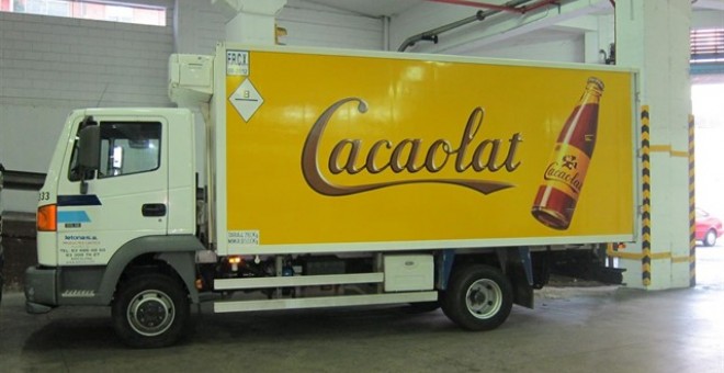 Un camió de Cacaolat. EUROPA PRESS