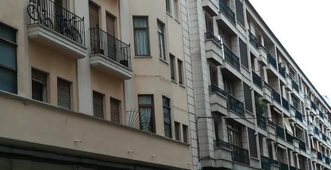 Edificios de viviendas en Madrid. E.P.