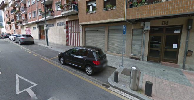 Calle donde la Ertzaintza ha encontrado el cadáver de una niña de 9 años - Google Maps