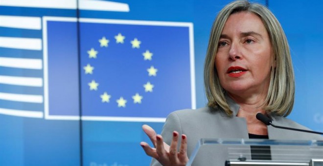 La jefa de la diplomacia europea, Federica Mogherini. - EFE