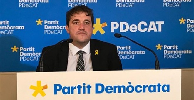 El president del PDeCAT, David Bonvehí. EUROPA PRESS