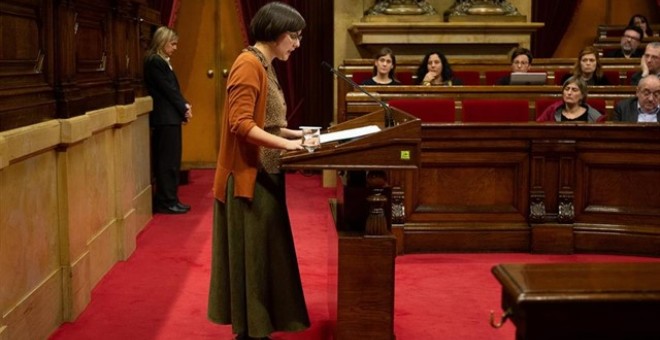 La diputada de ERC en el Parlament Jenn Díaz. / EUROPA PRESS