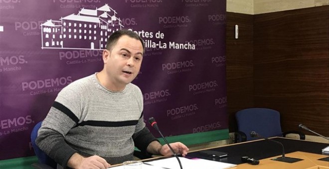 David Llorente, portavoz de Podemos en las Cortes de Castilla-La Mancha /EUROPA PRESS