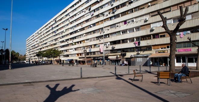 La Rambla de Camarón, un dels espais emblemàtics de La Mina. BRU AGUILÓ.