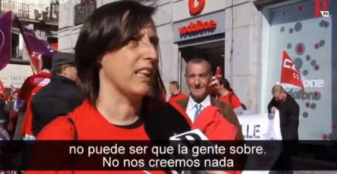 Más de 1.000 trabajadores de Vodafone luchan por un despido digno