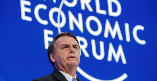 Bolsonaro, en Davos hace unos días. REUTERS/Arnd Wiegmann