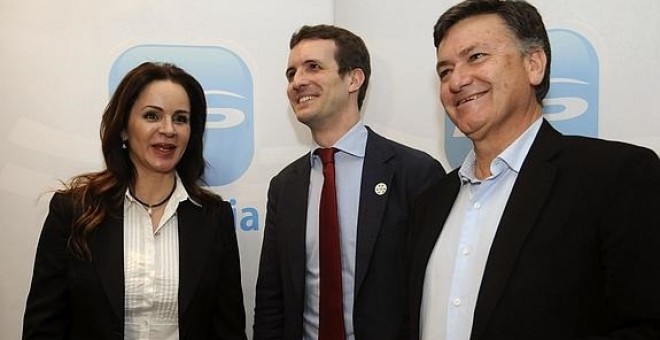 Pablo Casado y Silvia Clemente. EFE