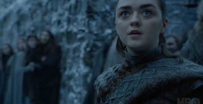 Arya Stark y Drogon, protagonistas del teaser de Juego de Tronos