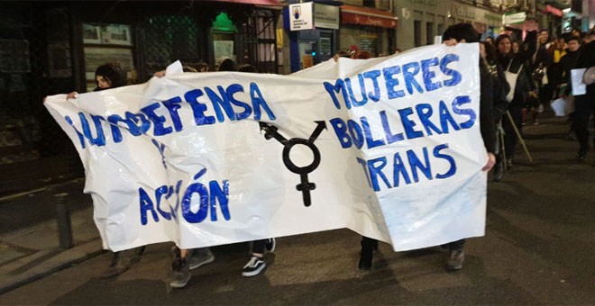 Marcha feminista 'Reclama las calles y la noche', celebrada en Madrid. / FERMÍN GRODIRA