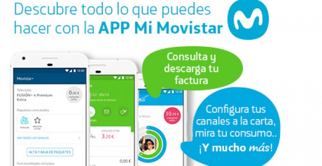 Más de la mitad de los clientes de Movistar de toda España utilizan la app Mi Movistar.