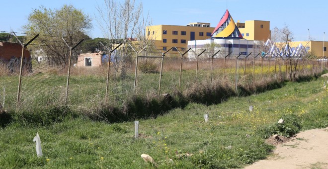 Vista del recinto del CIE de Madrid. / Plataforma Salvemos Carabanchel