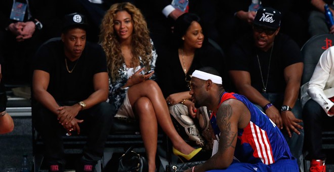 Jay Z, Beyoncé y LeBron James. / EFE